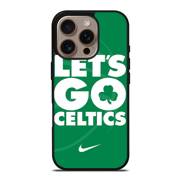 LETS GO BOSTON CELTICS NBA BASKETBALL iPhone 16 Pro Case Cover