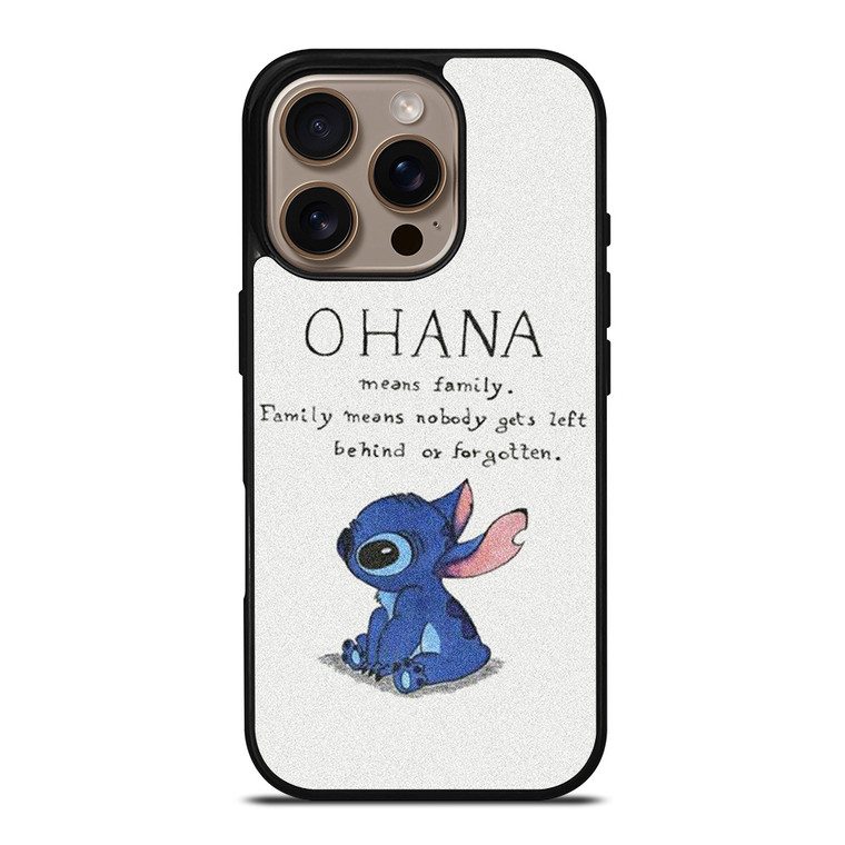 LILO AND STITCH OHANA iPhone 16 Pro Case Cover