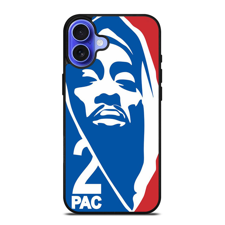 2PAC TUPAC SHAKUR NBA LOGO iPhone 16 Case Cover
