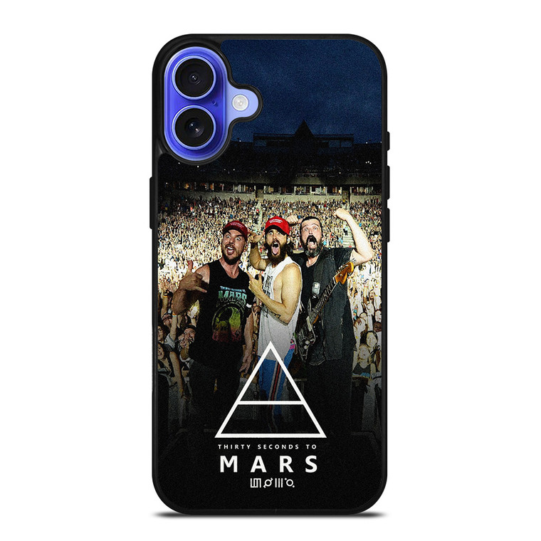 30 SECONDS TO MARS BAND iPhone 16 Case Cover