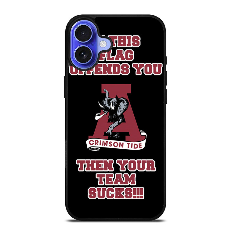 ALABAMA CRIMSON TIDE FANS iPhone 16 Case Cover