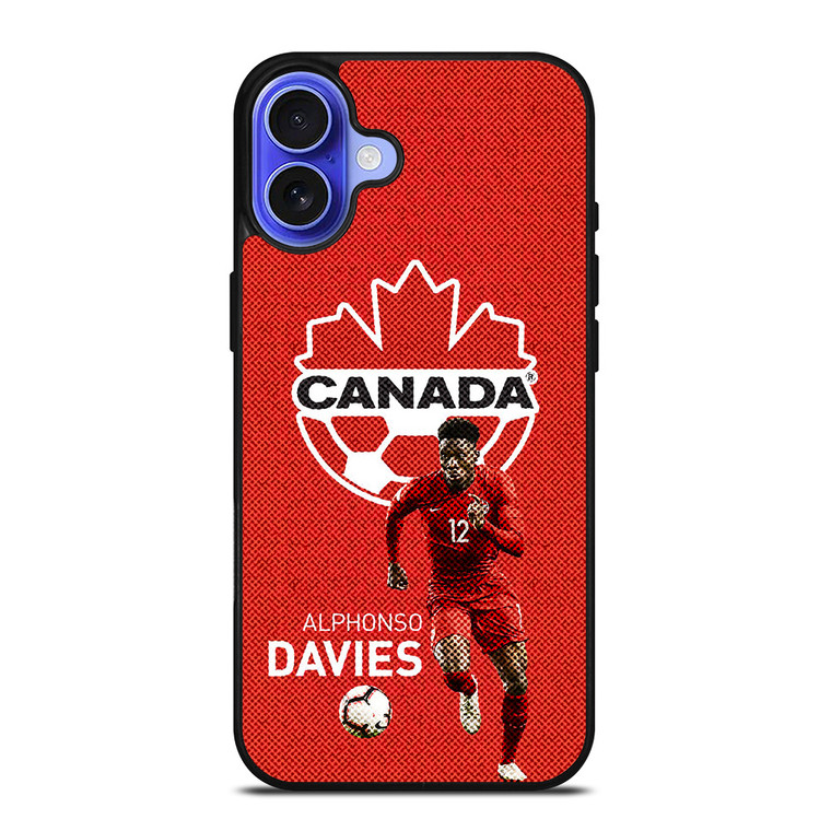ALPHONSO DAVIES CANADA MENS SOCCER NATIONAL TEAM iPhone 16 Case Cover