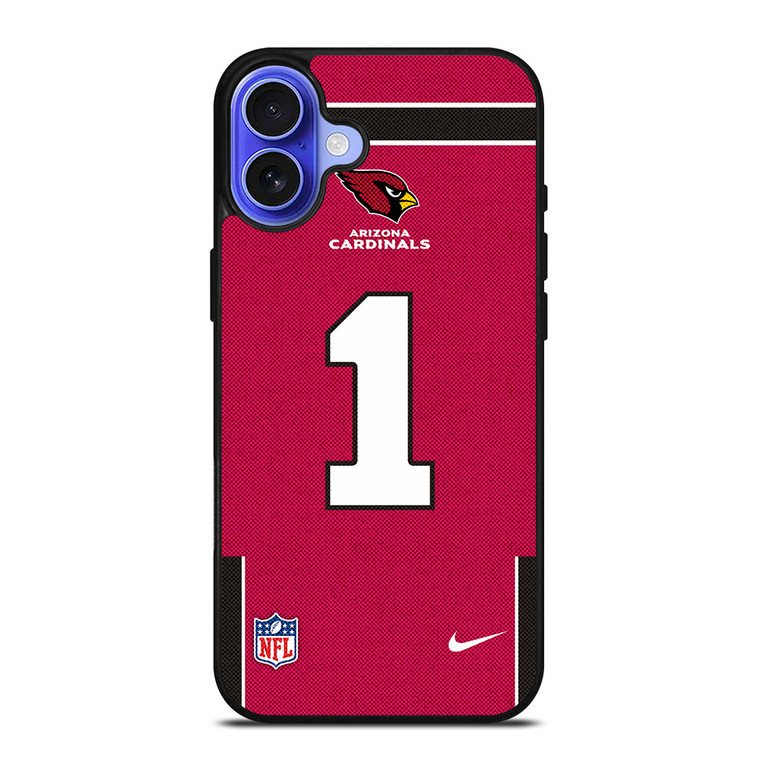ARIZONA CARDINALS KYLER MURRAY 1 NFL NIKE iPhone 16 Case Cover ARIZONA CARDINALS KYLER MURRAY 1 NFL NIKE iPhone 16 Case Cover