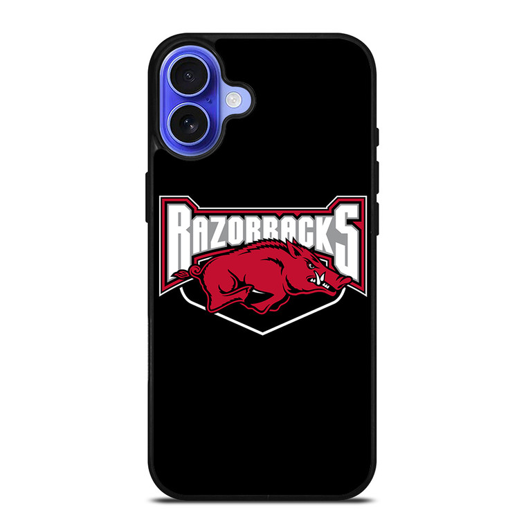 ARKANSAS RAZORBACKS FOOTBALL LOGO 2 iPhone 16 Case Cover