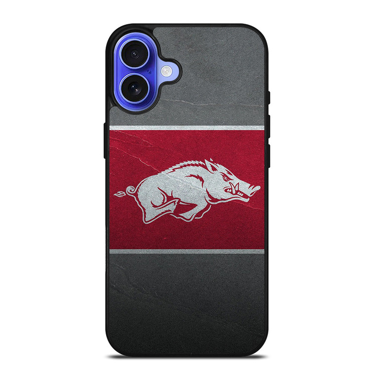 ARKANSAS RAZORBACKS FOOTBALL LOGO iPhone 16 Case Cover