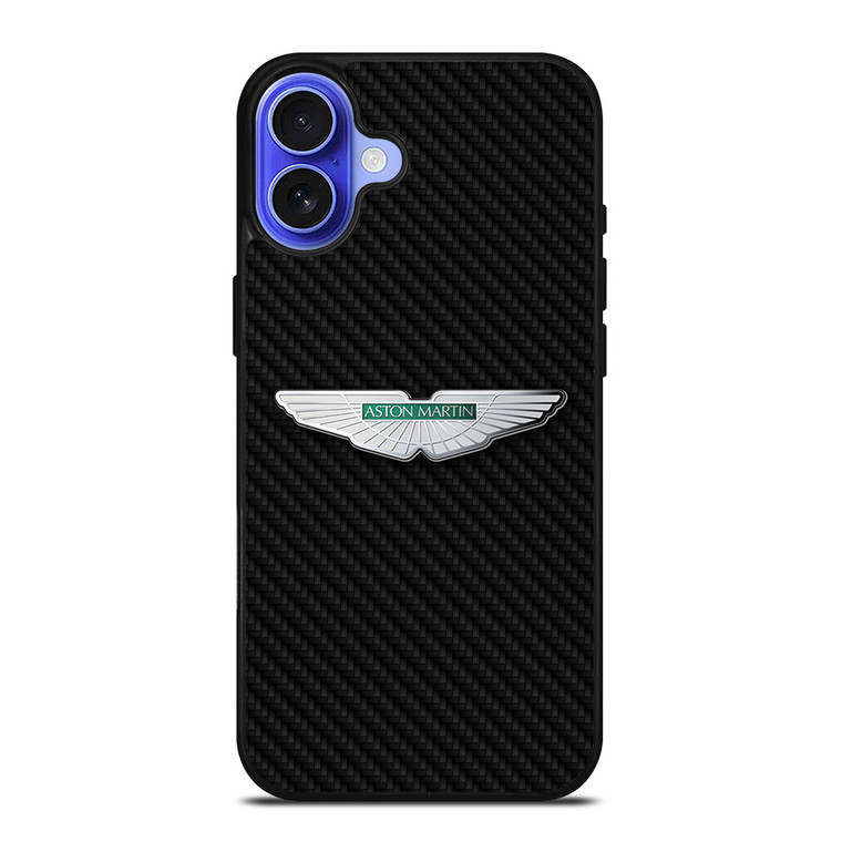 ASTON MARTIN CAR CARBON FIBER iPhone 16 Case Cover