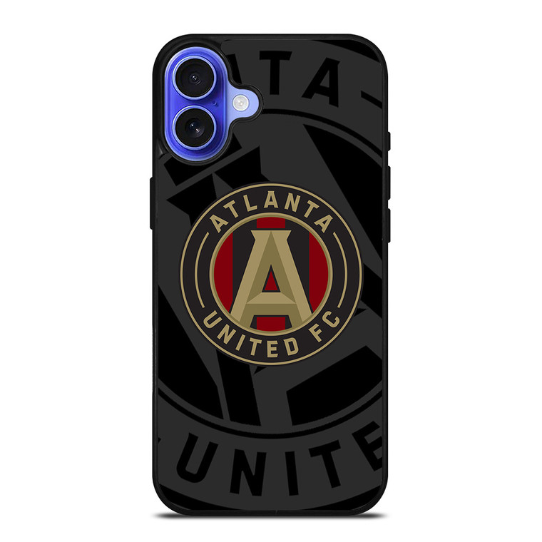 ATLANTA UNITED FC MLS BLACK iPhone 16 Case Cover