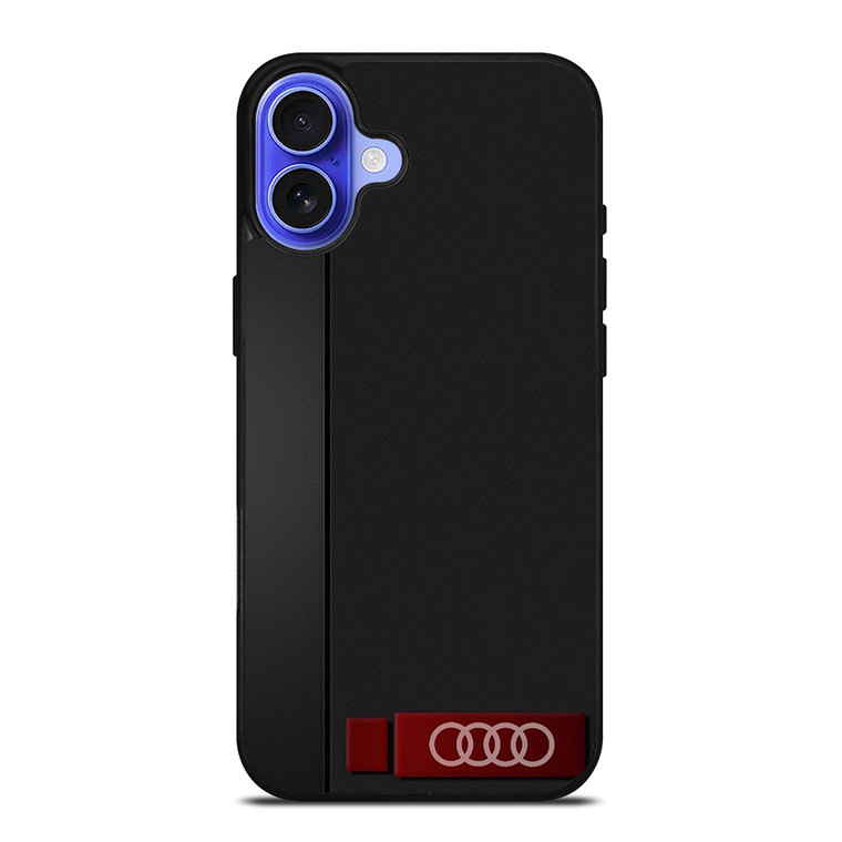 AUDI CAR CARBON LOGO iPhone 16 Case Cover