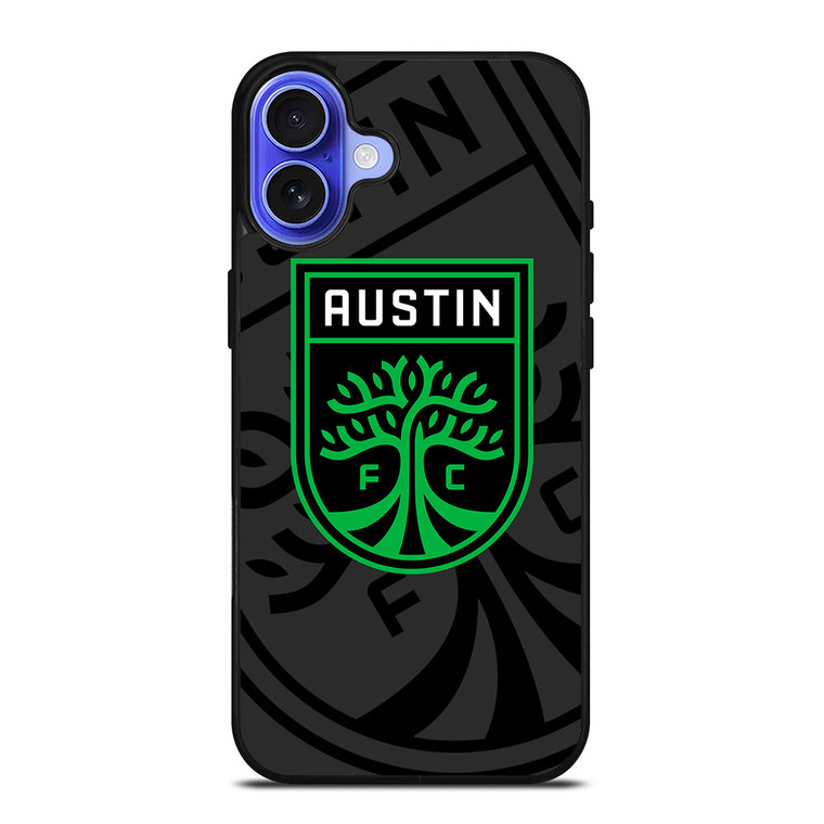 AUSTIN FC MLS BLACK iPhone 16 Case Cover