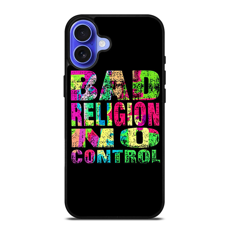 BAD RELIGION NO CONTROL iPhone 16 Case Cover