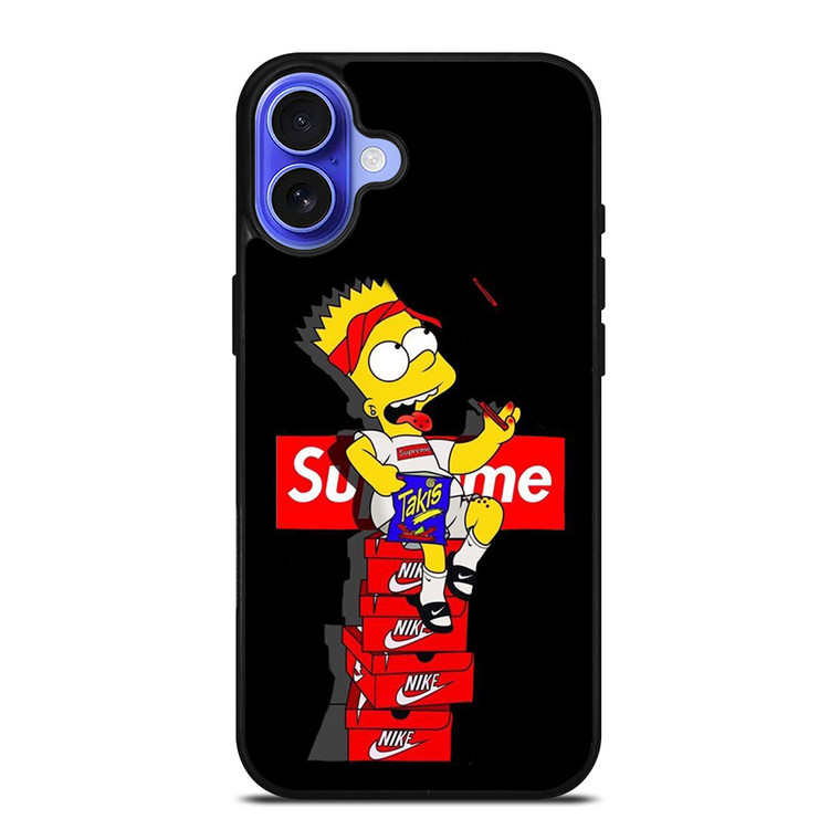 BART SIMPSONS SUPREME TAKIS CHIPS iPhone 16 Case Cover