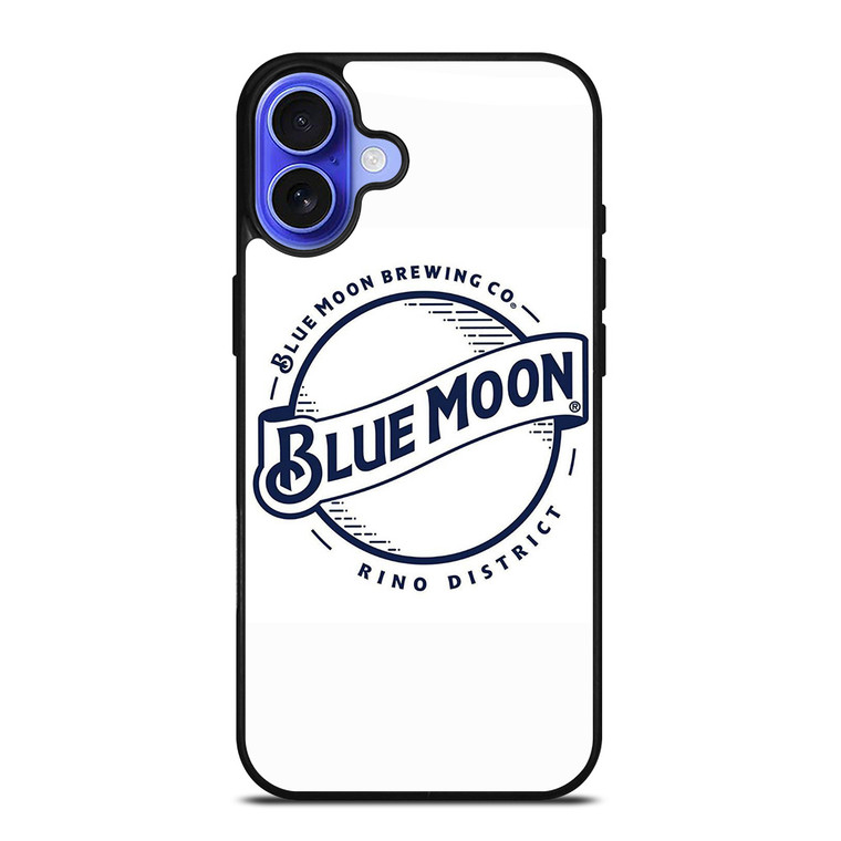 BLUE MOON BEER BADGE iPhone 16 Case Cover