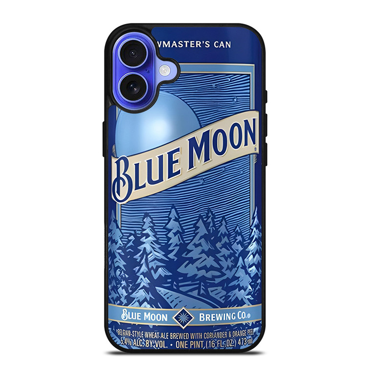 BLUE MOON BEER iPhone 16 Case Cover