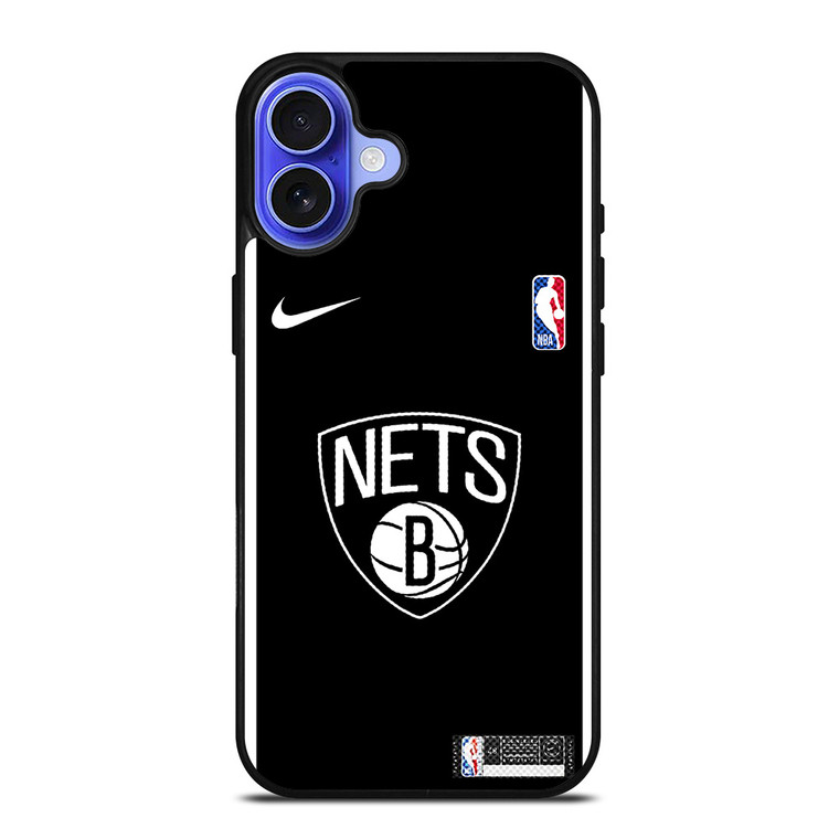 BROOKLYN NETS NIKE NBA BASKETBALL iPhone 16 Case Cover