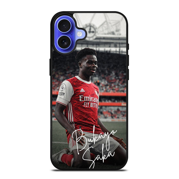 BUKAYO SAKA ARSENAL FOOTBALL CLUB iPhone 16 Case Cover