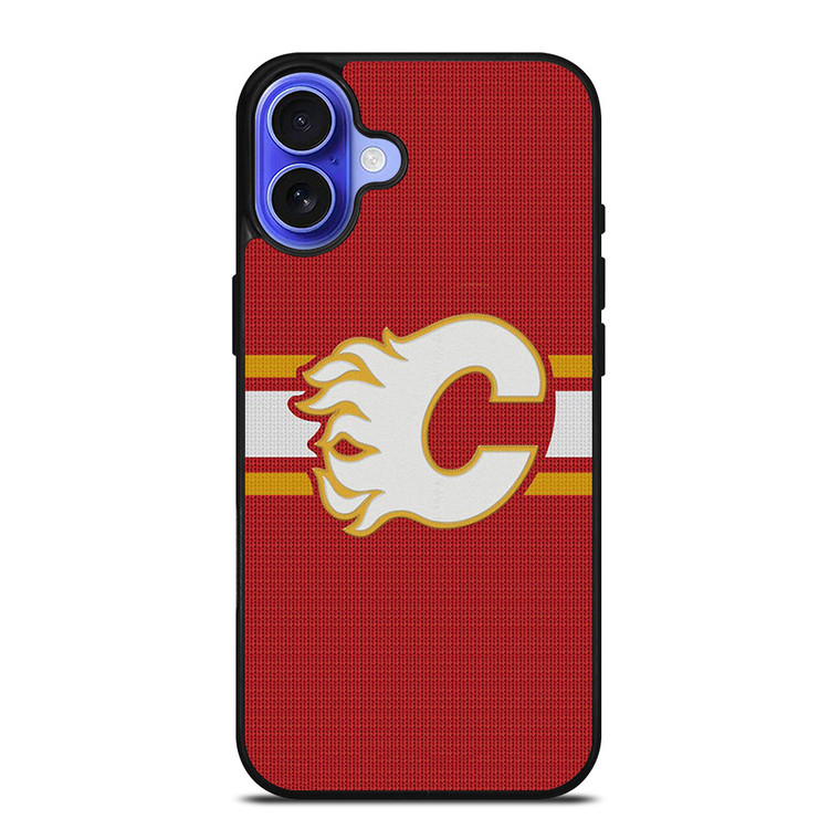 CALGARY FLAMES HOCKEY TEAM LOGO iPhone 16 Case Cover
