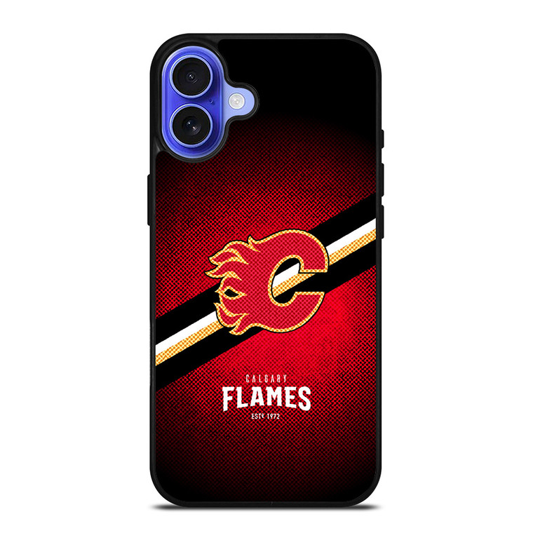 CALGARY FLAMES NHL HOCKEY iPhone 16 Case Cover