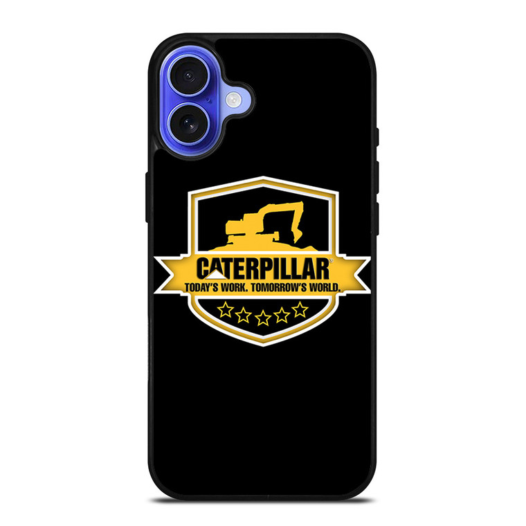 CATERPILLAR TRACTOR LOGO CAT ICON TODAY'S WORK iPhone 16 Case Cover