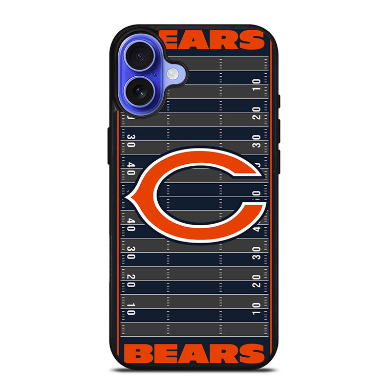 CHICAGO BEARS FOOTBALL FIELD iPhone 16 Case Cover