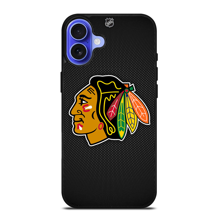 CHICAGO BLACKHAWKS HOCKEY NHL LOGO iPhone 16 Case Cover