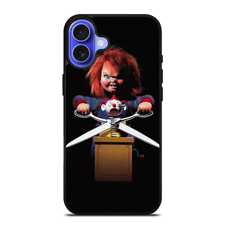 CHUCKY CHILD'S PLAY CLOWN iPhone 16 Case Cover CHUCKY CHILD'S PLAY CLOWN iPhone 16 Case Cover