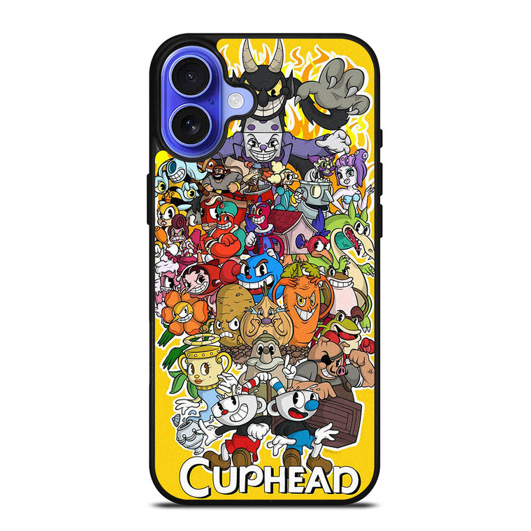 CUPHEAD SHOW ALL CAST iPhone 16 Case Cover