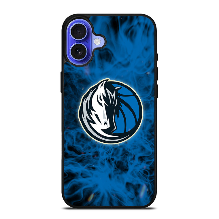 DALLAS MAVERICKS BASKETBALL NBA FIRE iPhone 16 Case Cover
