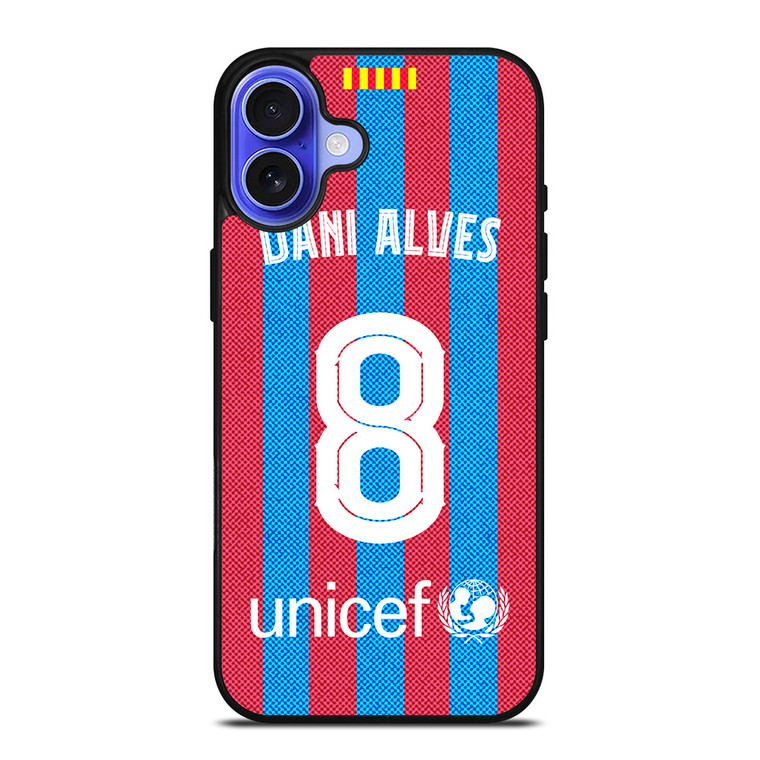 DANI ALVES 8 FC BARCELONA iPhone 16 Case Cover