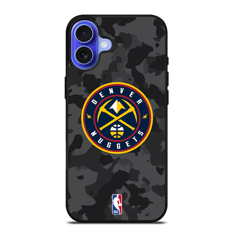 DENVER BRONCOS BLACK CAMO iPhone 16 Case Cover