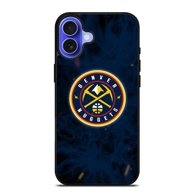 DENVER NUGGETS BASKETBALL NBA FIRE iPhone 16 Case Cover DENVER NUGGETS BASKETBALL NBA FIRE iPhone 16 Case Cover