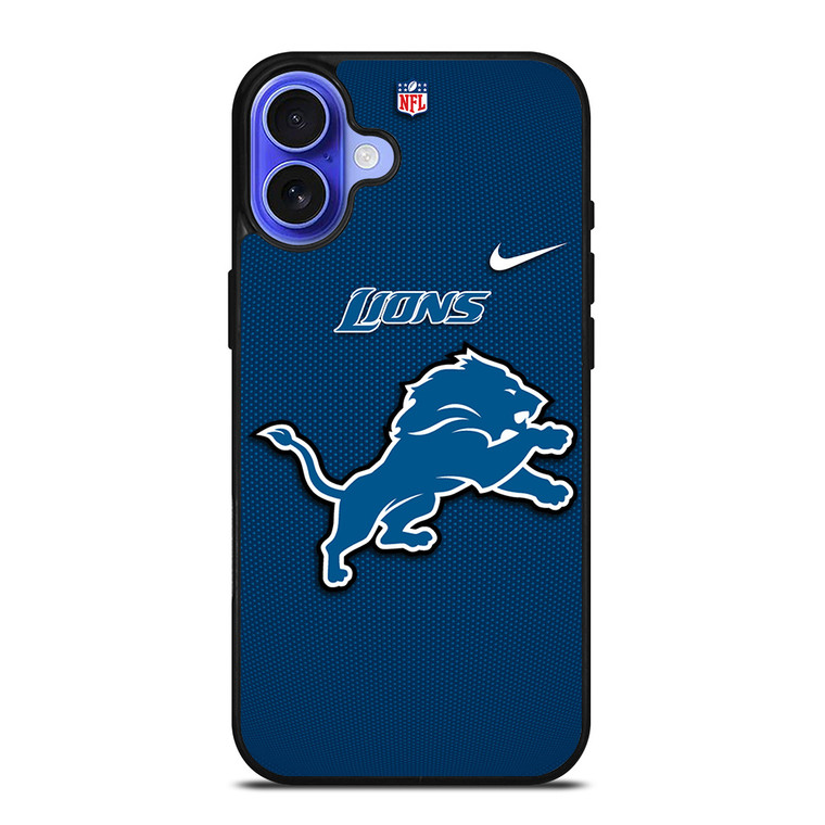 DETROIT LIONS NFL FOOTBALL NIKE iPhone 16 Case Cover