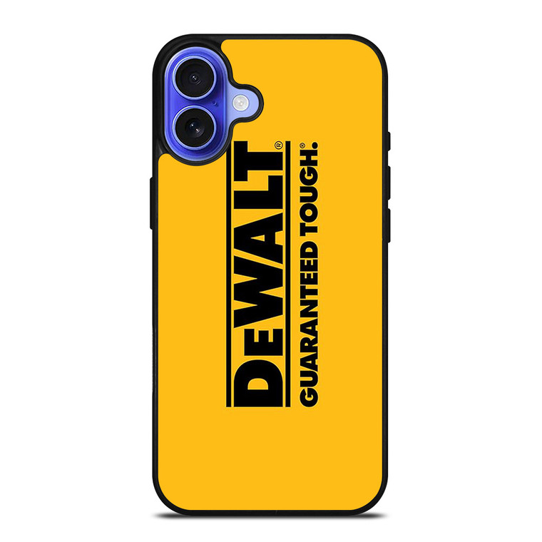 DEWALT TOOL LOGO GUARANTEED TOUGH iPhone 16 Case Cover