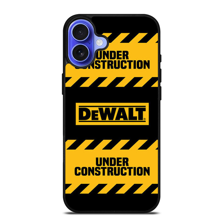 DEWALT UNDER CONSTRUCTION iPhone 16 Case Cover