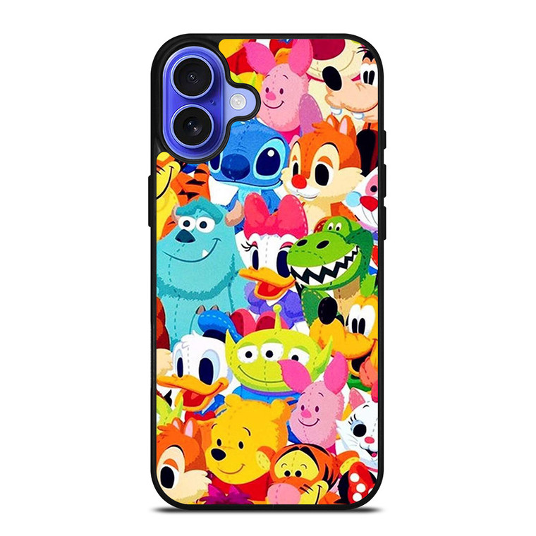 DISNEY CARTOON ALL CHARACTER  iPhone 16 Case Cover