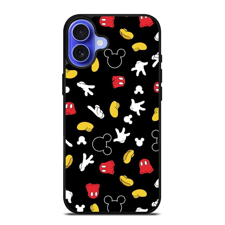 DISNEY MICKEY MOUSE PATTERN iPhone 16 Case Cover