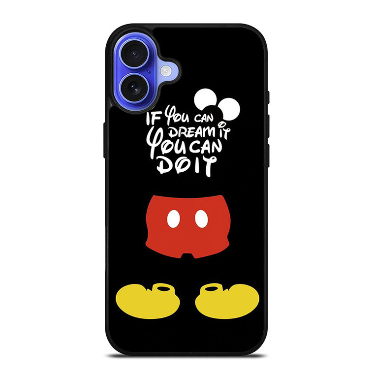 DISNEY MICKEY MOUSE QUOTES iPhone 16 Case Cover