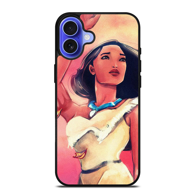 DISNEY POCAHONTAS ART iPhone 16 Case Cover