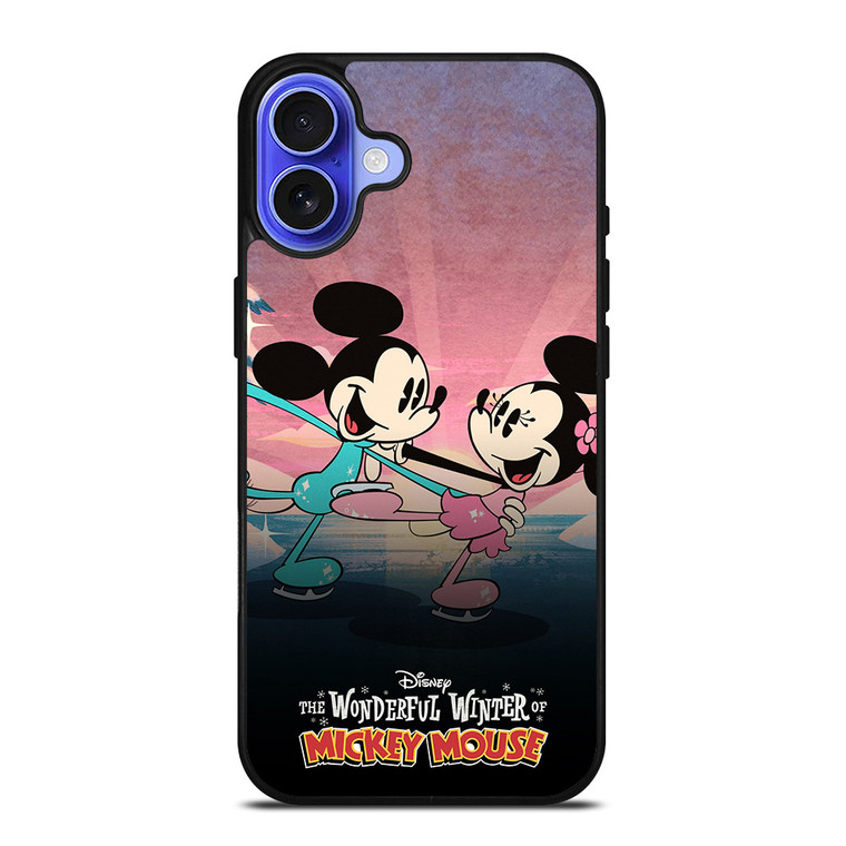 DISNEY WONDERFUL WINTER MICKEY MOUSE iPhone 16 Case Cover