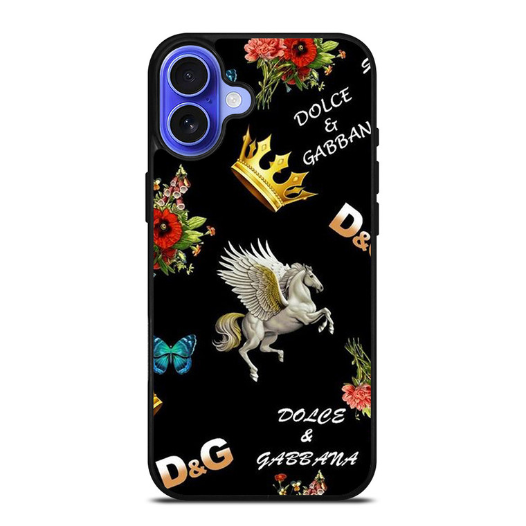 DOLCE AND GABBANA LUXURY PATTERN iPhone 16 Case Cover