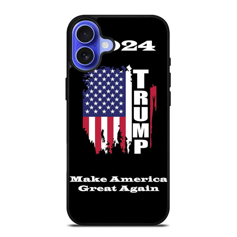 DONALD TRUMP MAKE AMERICA GREAT AGAIN 2024 2 iPhone 16 Case Cover