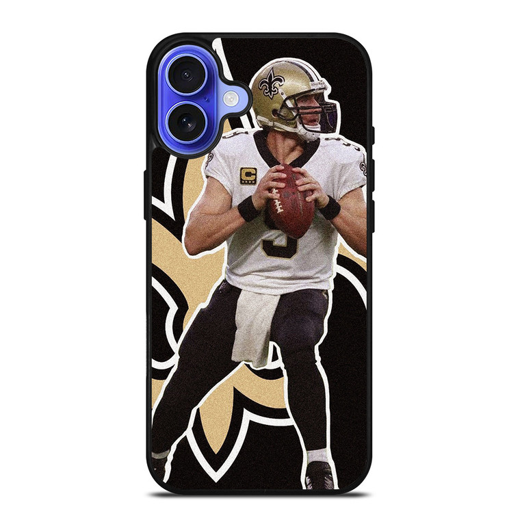 DREW BREES NEW ORLEANS SAINTS iPhone 16 Case Cover
