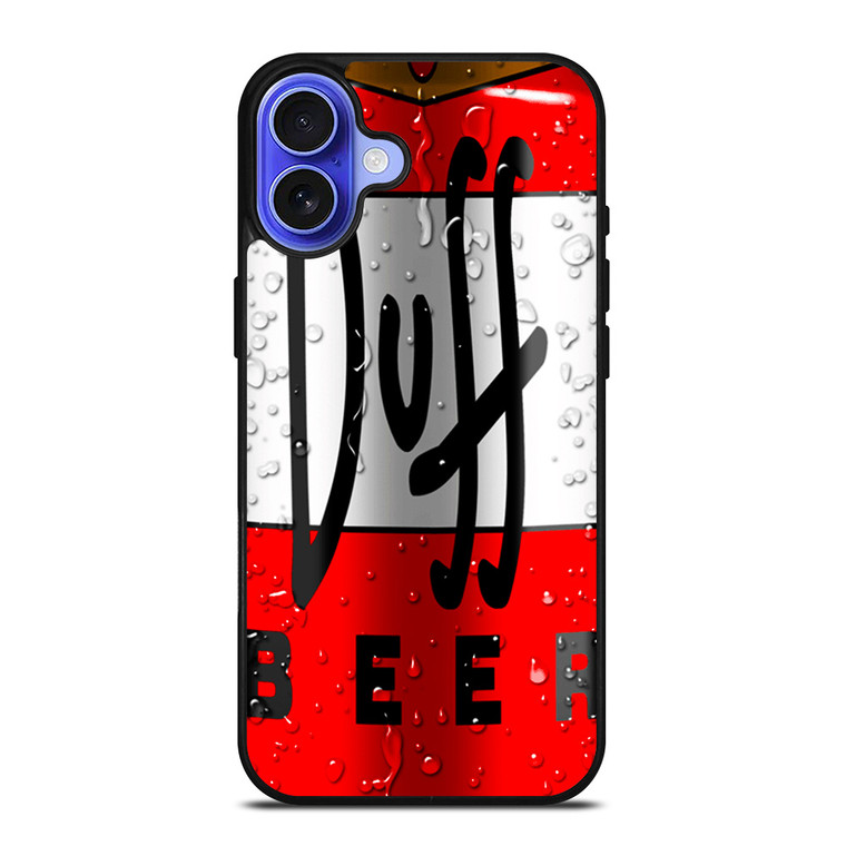 DUFF BEER THE SIMPSONS CARTOON 3 iPhone 16 Case Cover