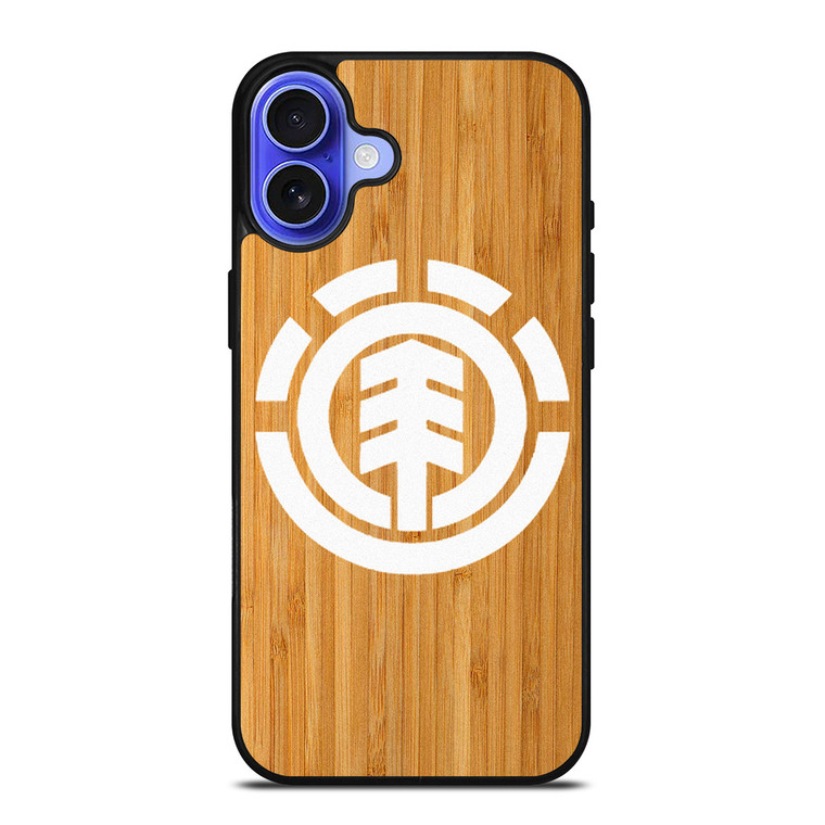 ELEMENT SKATEBOARD WOODEN LOGO iPhone 16 Case Cover