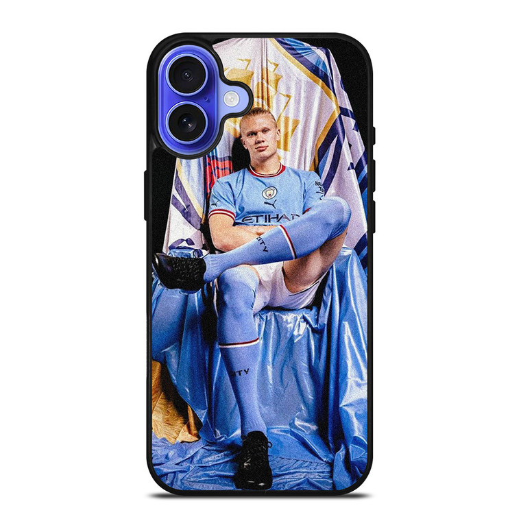 ERLING HAALAND MANCHESTER CITY iPhone 16 Case Cover