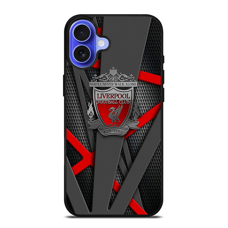 FOOTBALL CLUB LIVERPOOL FC LOGO THE REDS iPhone 16 Case Cover