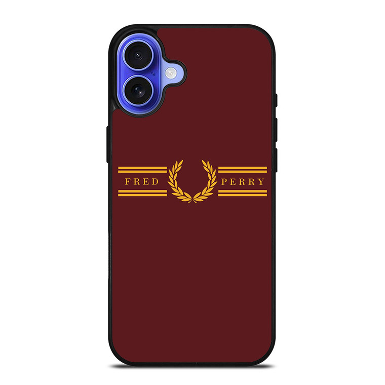 FRED PERRY LONDON LOGO iPhone 16 Case Cover