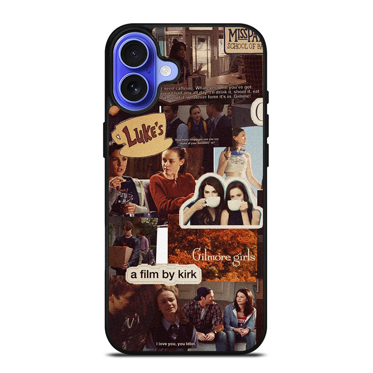 GILMORE GIRLS MOVIES CCOLLAGE iPhone 16 Case Cover