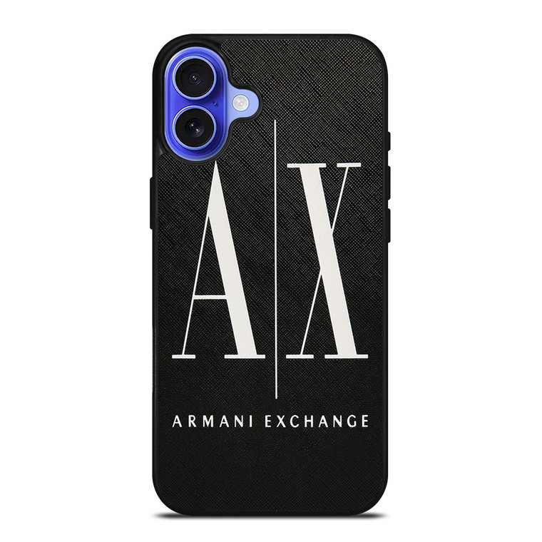 GIROGIO ARMANI LOGO EXCHANGE AX iPhone 16 Case Cover