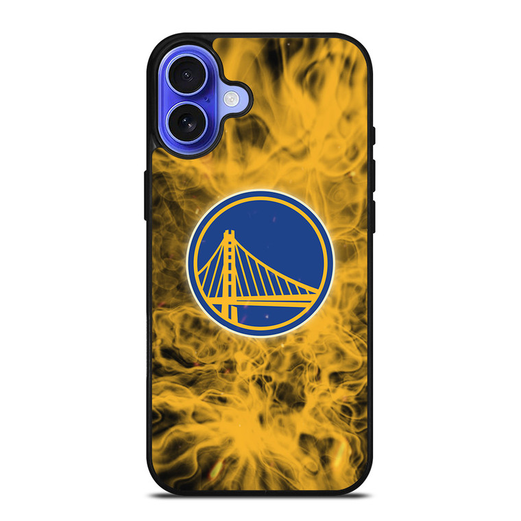 GOLDEN STATE WARRIORS BASKETBALL NBA FIRE iPhone 16 Case Cover