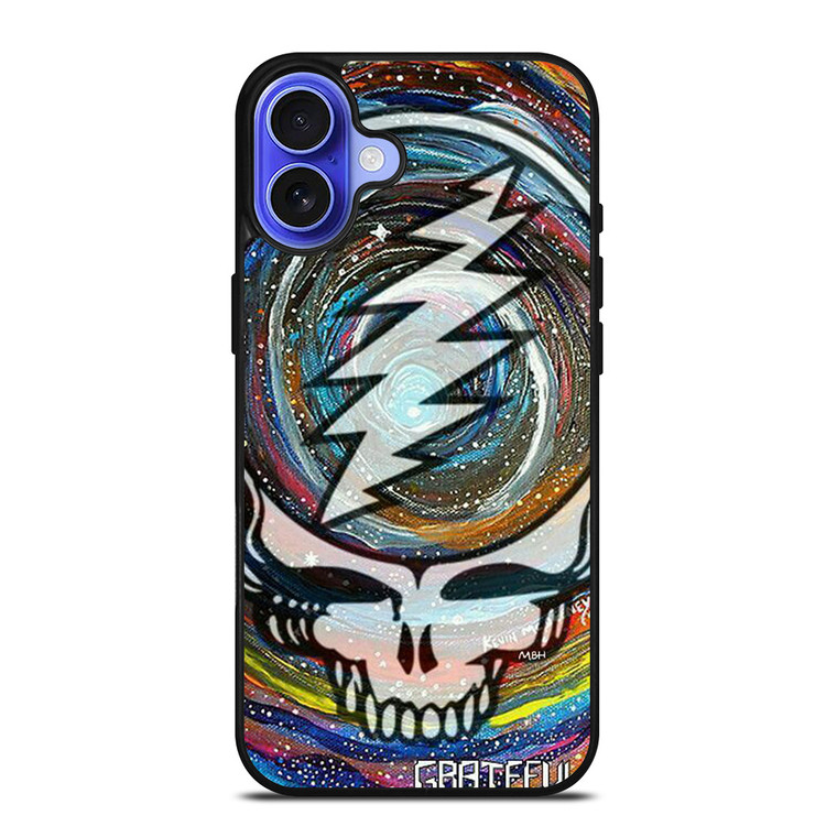 GRATEFUL DEAD SKULL NEBULA iPhone 16 Case Cover